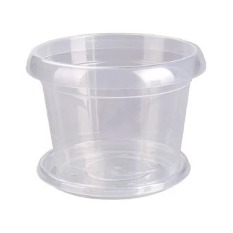 00008686_Горшок для орхидеи с поддоном 2л d19 h15 