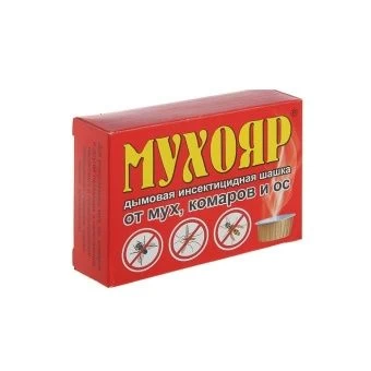 00044397_Шашка ДЫМОВАЯ Мухояр от мух, комаров и ос 50г 1_40 (ВХ)