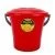 00015190_Ведро 7л Либерти с крышкой С603 красный Мартика