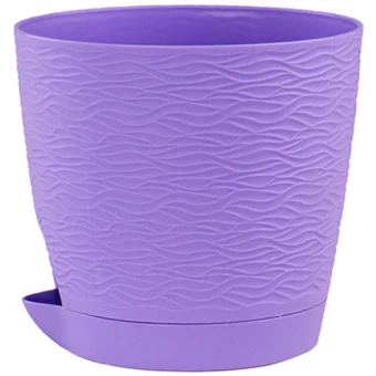 00033349_Блюз кашпо с поддоном 1,2л d14 h13см лава
