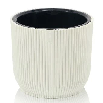 ЦБ-00027019_Линеа кашпо 1,1л d135 h119 слоновая кость (ФлораПласт)