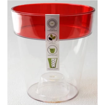 00019417_Протея 1,4л Красный ободок d13,5  h15