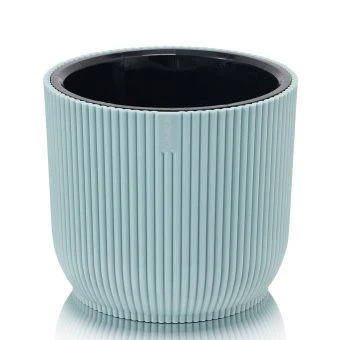 ЦБ-00027027_Линеа кашпо 2,3л d170 h147 серо-голубой 124 (ФлораПласт)