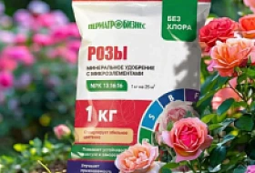 Новинка! Специализированное удобрение для роз с богатым составом.
