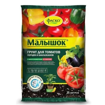 00014225_Малышок Для томатов и перцев 25л (Ф+)