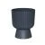 ЦБ-00019454_Бекер кашпо 2,8л d 17,5 h 19,5 антрацит 1 8 (ТехПласт)