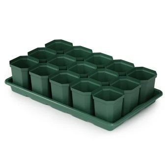Набор для рассады с поддоном 15 горшков М1007 110 Альтернатива