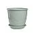 Венеция горшок с поддоном 4,1л d21 h18,5 мята 1/12 (ТехПласт)