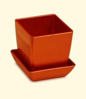 00008392_Горшок для цветов с поддоном 0,3л d75 h75