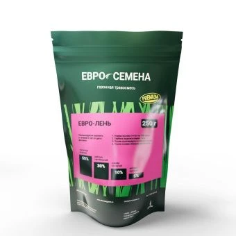 00037461_Газонная травосмесь Евро-Лень 250 гр. (АГ)