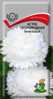 00040690_Астра Белая башня пионовидная 0,3г (ПОИСК