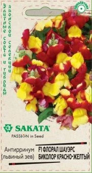 00040557_Львиный зев Флорал Шауэрс Биколор красно-