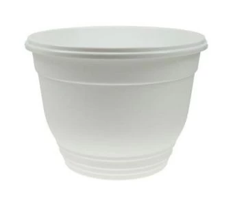 00026042_Цегла кашпо с поддоном d15 белый 1л (Флор