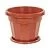 Гармония горшок с поддоном 1,5л d17 h13 терракот М1574 1/30 Альтернатива