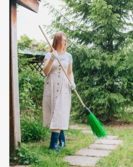 Метла наборная 5 с черенком 110 (ПН)