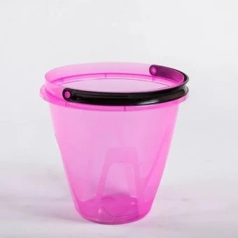 00041763_Ведро 8л Лайт прозрачное мультиколор (Рад