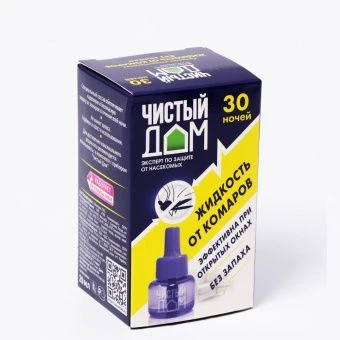 00002508_Жидкость от комаров 30 ночей Чистый Дом (ТЭ)
