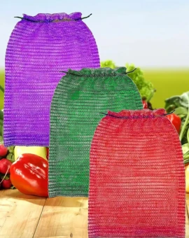 Сетка мешок с завязками до 8 кг с ручкой 30x47 100шт (2)