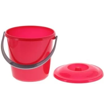 00026981_Ведро 10л Соло с крышкой красный С633К 1_