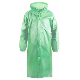 Дождевик с застежками капюшоном рукавами 70 на 118