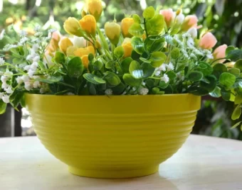 Миска Парма без поддона 2,7л d22,5 h10,5 фисташка (ТехПласт)