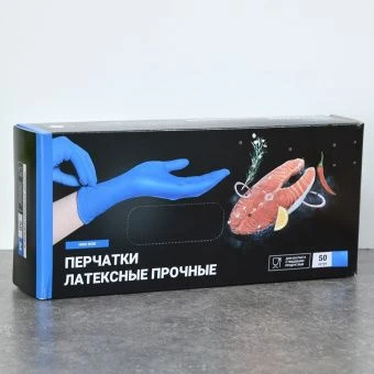 Перчатки латексные S