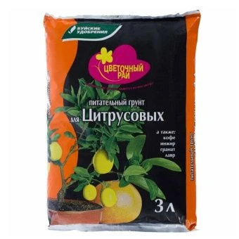 00005636_Грунт Цветочный Рай для Цитрусов 3л (БХЗ)