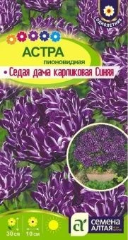 00036509_Астра Седая Дама Синяя карликовая 0,2г (С